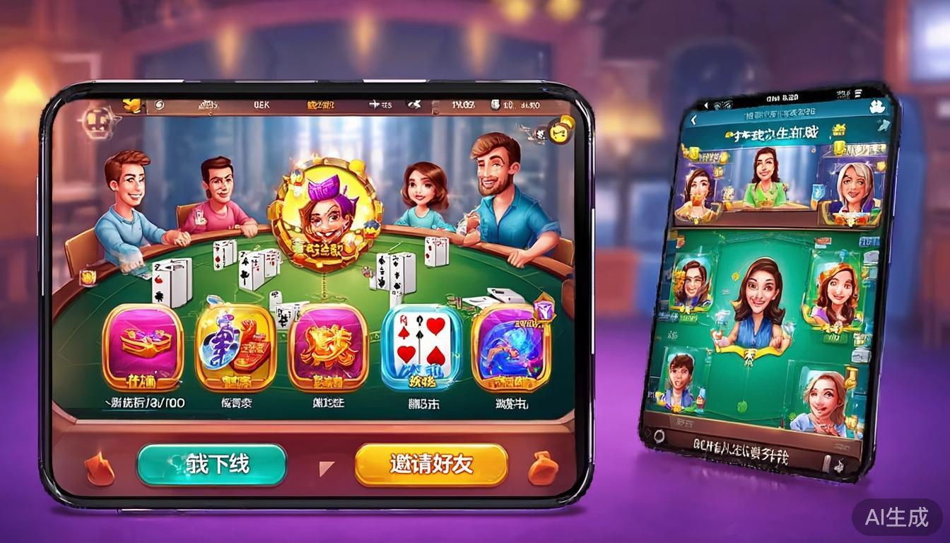 免费手机棋牌游戏，与好友随时开黑对战